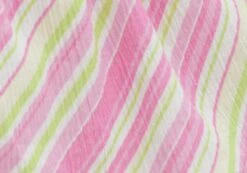 Printed Split Front Open Back Ruched Top -Style Fashion Fit ainsley apron blouse guava stripe imagefront bv108528prt