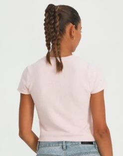 Cropped Cap Sleeve Knit Top -Style Fashion Fit aria cap sleeve knit top rose and thorne back ks106650sf