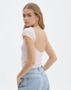 Wide Leg Pinstipe Tailored Pant -Style Fashion Fit bayley backless top baby doll front ts73693pch 1