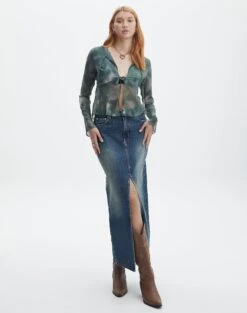 Style Fashion Fit 13 Style Fashion Fit -Style Fashion Fit beth tie front chiffon blouse cypress haze full bl111539haz