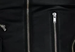 Faux Leather Biker Zip Corset -Style Fashion Fit bonnie biker corset black imagefront bv101361pu