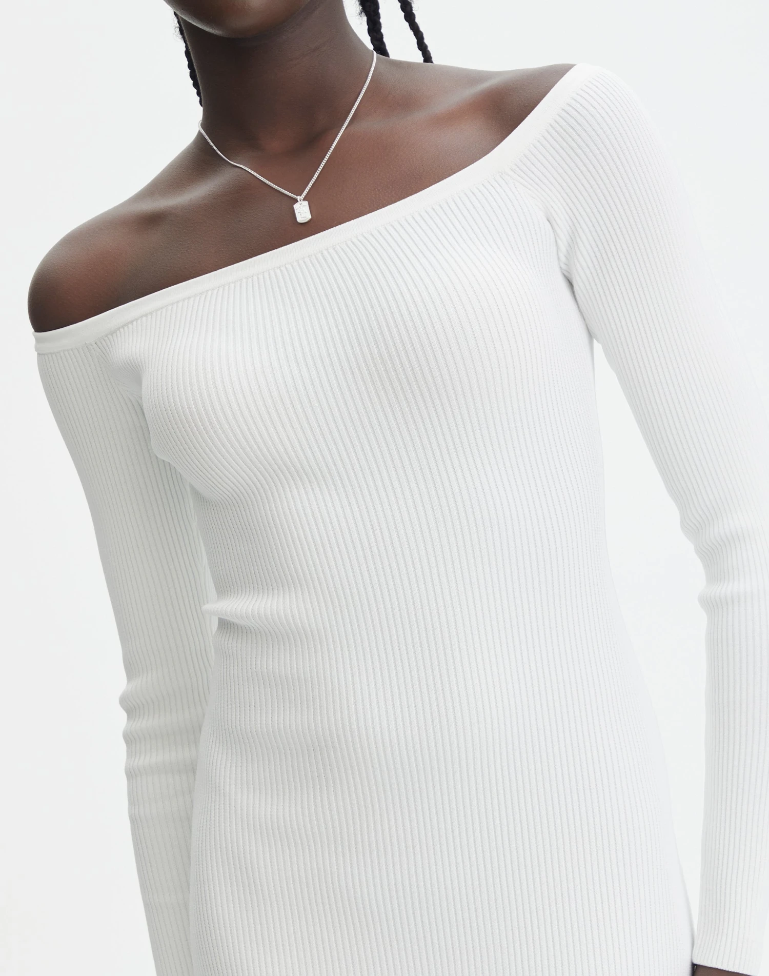 Ribbed Off Shoulder Long Sleeve Maxi Dress 16 Ribbed Off Shoulder Long Sleeve Maxi Dress - Image 14