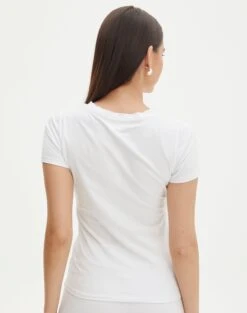 Cotton Fitted Tee -Style Fashion Fit cancun cotton tee white back ts121963cot