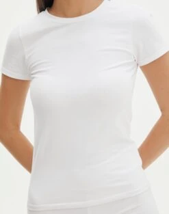 Cotton Fitted Tee -Style Fashion Fit cancun cotton tee white imageback ts121963cot