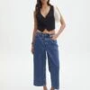 Wide Leg Denim Culottes -Style Fashion Fit carli long culottes suzy mid wash front jd136909rdnm