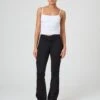 V Front Flare Ponte Pant -Style Fashion Fit christy v front ponte pant black front pw48072pont
