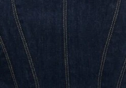 Tie Back Denim Square Neck Corset Bustier -Style Fashion Fit co arizona denim corset last rodeo indigo imagefront bv102322rdnm