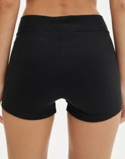Cotton Mini Shorts -Style Fashion Fit co cancun short black back sw93943cot