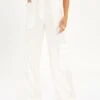 High Rise Wide Leg Cargo Pant -Style Fashion Fit co cora cargo pant milk front pw60273vis
