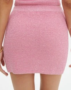 Shimmer Knit Mini Skirt -Style Fashion Fit co fabulosa knit mini gimme guava back ss143219met