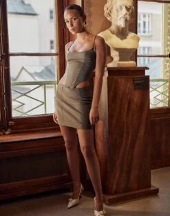 Mid Rise Mini Skirt -Style Fashion Fit co gemma stretch mini skirt cypress full ss129251pln