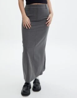 Tailored Maxi Skirt 23 Tailored Maxi Skirt -Style Fashion Fit co mailey suiting maxi skirt charcoal detail sl101473mar
