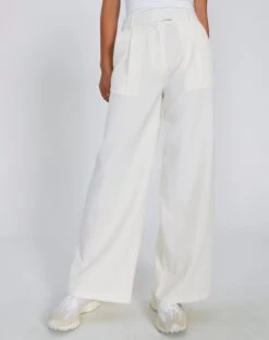 High Waist Relaxed Tailored Pant -Style Fashion Fit co marly wide leg pant bad to the bone full pw71767pln