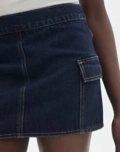 Cargo Denim Mini Skirt -Style Fashion Fit co max utility denim skirt last rodeo indigo imageback ss134734rdnm