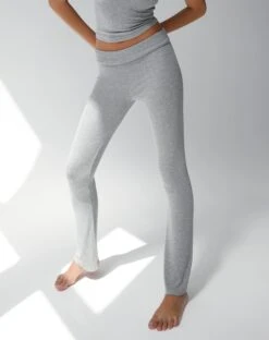 Luxe Lounge Modal Long Sleeve Button Crop Top -Style Fashion Fit co mia modal pants heather marle front pw93071mod