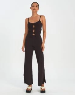 Cut Out Ribbed Knit Top -Style Fashion Fit co sonita cut out top its soy cute full kv89658vn