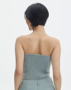 Strapless Stitch Detail Top -Style Fashion Fit co waverly boob tube top its a big dill back bv78094gry