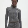 Zip Through Sweat Jumper -Style Fashion Fit co zephy zip through sweat 98 new york washed black front tc122627cot 3