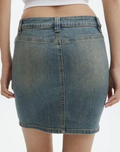 Ringspun Denim Skirt -Style Fashion Fit danica rinspun mini skirt ethal ringspun back ss123422spu