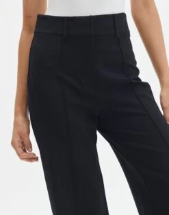 Tailored Wide Leg Ponte Pant -Style Fashion Fit dion tailored ponte pants black imageback pw52145pon