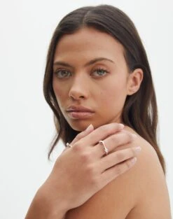 Supersoft Thin Strap Bodysuit -Style Fashion Fit dora double ring silver front je144663rng 1