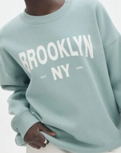 Printed Crew Neck Jumper -Style Fashion Fit ella crew neck jumper brooklynlost pearl imageback tl88361oprt