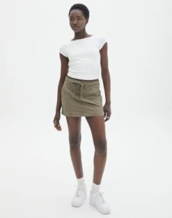 Sequin Mini Skirt -Style Fashion Fit emma cargo mini skirt lt khaki front ss123451cot 3