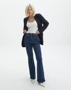 Mid Rise Denim Cargo Jean -Style Fashion Fit faro jean fair dinkum front jd119690dnm 1