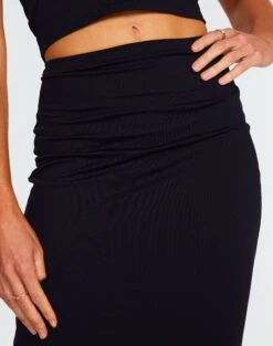 Supersoft Slim-Fit Midi Skirt -Style Fashion Fit gem midi skirt black imageback sl114640pch