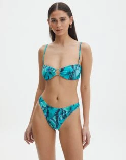 Printed Strappy Ruched Bikini Bottom 40 Printed Strappy Ruched Bikini Bottom -Style Fashion Fit harvey hardwear bandaue mystic butterflies full ga128328rmsb 1