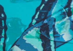 Printed Bandeau Gold Detailed Swim Top -Style Fashion Fit harvey hardwear bandaue mystic butterflies imagefront ga128328rmsb