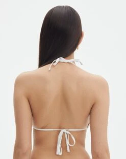 Crochet Triangle Bikini Top -Style Fashion Fit hayden halter tri bikini top seashell back ga66466cro