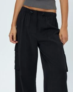 Tailored Cargo Pant -Style Fashion Fit hilda tailored cargo black imageback pw55574pln