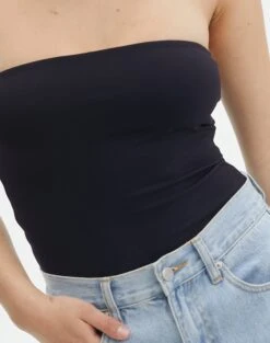 Supersoft Strapless Bodysuit -Style Fashion Fit honey strapless bodysuit black imageback tb145525pch