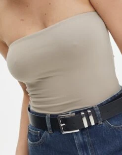 Supersoft Strapless Bodysuit -Style Fashion Fit honey strapless bodysuit dusty mink imageback tb145525pch