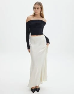 Satin Maxi Skirt 29 Satin Maxi Skirt -Style Fashion Fit ivy panelled satin maxi skirt bad to the bone detail sl116240vis