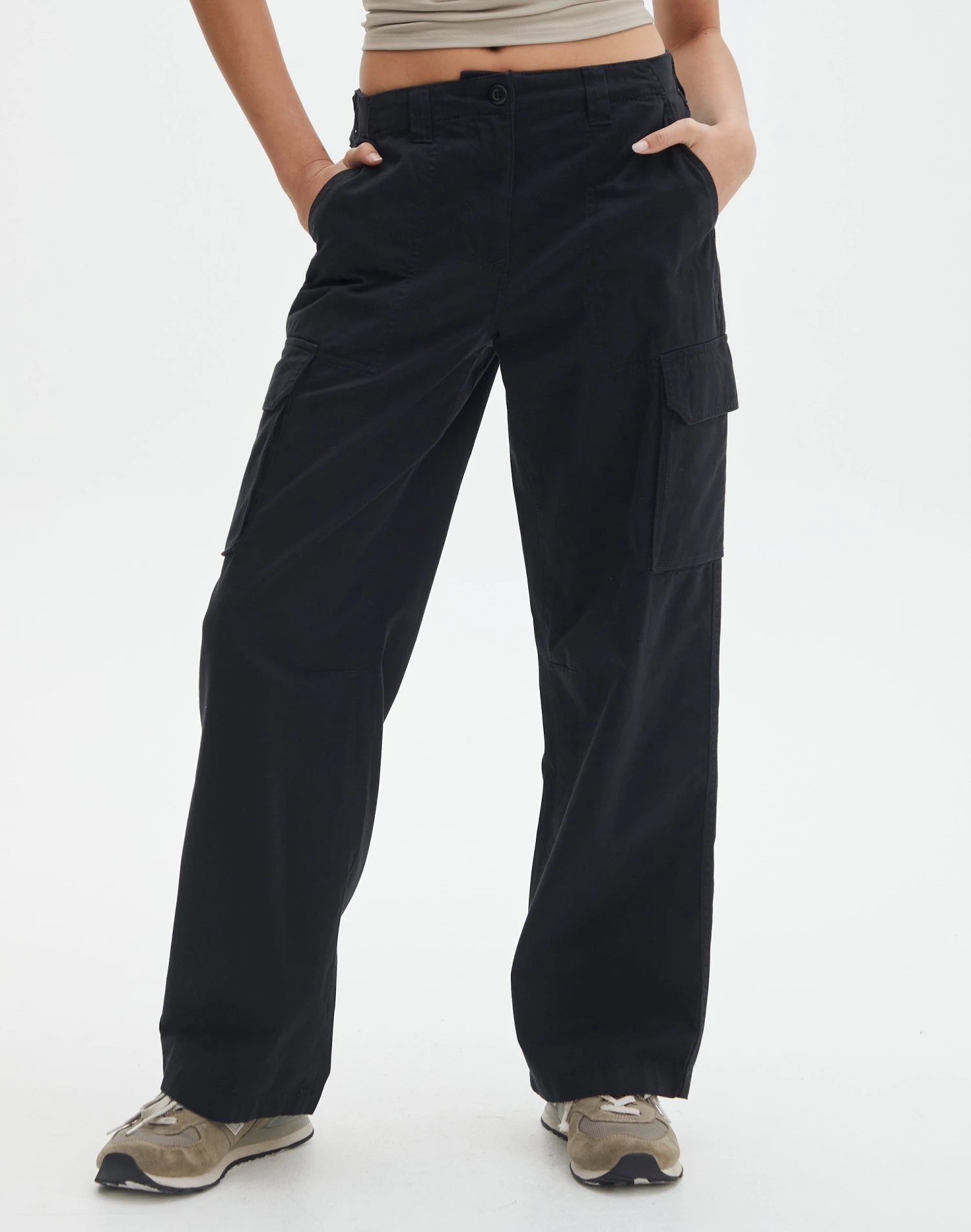 Mid Rise Cotton Cargo Pant 4 Mid Rise Cotton Cargo Pant - Image 2