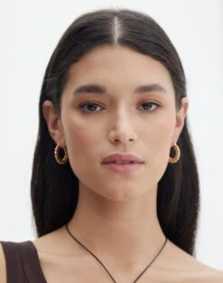 Pinstripe Button Up Shirt 20 Pinstripe Button Up Shirt -Style Fashion Fit jagger hoops gold front je109071ear