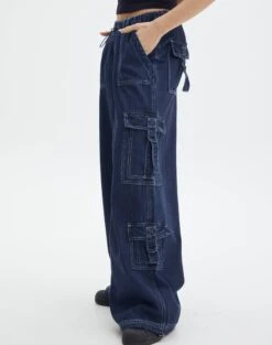 Mid Rise Baggy Cargo Jean -Style Fashion Fit jasper cargo jean super indigo detail jd90676dnm
