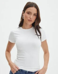 Faux Leather Low Rise Mini Skirt -Style Fashion Fit kimmy t shirt milk front ts55072pln 2