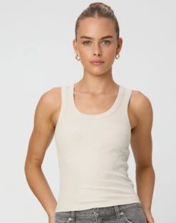 Ribbed Thick Strap Tank -Style Fashion Fit kleo thick bind tank take a shelfie front tv120861orib