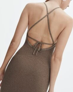 Cross Back Cut Out Knit Maxi Dress -Style Fashion Fit knolly keyhole knit maxi soy marle imageback kd92768knt