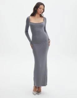 Luxe Lounge Modal Long Sleeve Maxi Dress -Style Fashion Fit lili ls modal maxi dress well suited full dl103338mod