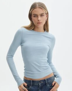 High Rise Flare Ponte Pant -Style Fashion Fit limmy slinky longsleeve blue bubble front tl55301pch 1