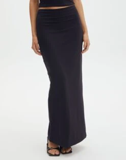 Supersoft Slim-Fit Maxi Skirt -Style Fashion Fit meg supersoft maxi skirt black full sl51179pln
