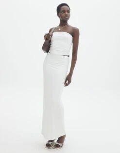 Supersoft Slim-Fit Maxi Skirt -Style Fashion Fit meg supersoft maxi skirt milk front sl51179pln 1