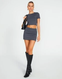 Supersoft Mini Skirt -Style Fashion Fit minka supersoft mini skirt shadow dancer front ss54706pln 1