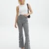 High Rise Super Flare Ponte Pant -Style Fashion Fit minogue super flare ponte pants mini gingham front pw52146mghm