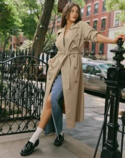 Strapless Pleated Check Mini Dress -Style Fashion Fit naomi trench coat sand signal front cl53134pol 3