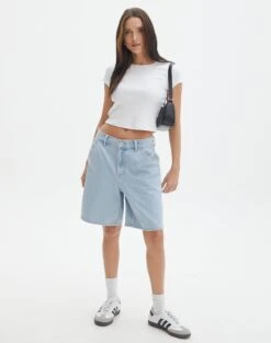 Keyhole Long Sleeve Wrap Top -Style Fashion Fit nate longline denim short iced vovo front sw127903rdnm